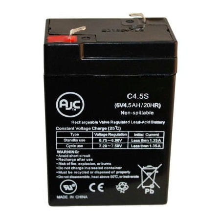 AJC® Prescolite EM Exit 6V 4.5Ah Emergency Light Battery